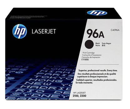 HP 96A (C4096A) Black Original LaserJet Toner Cartridge