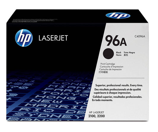 HP 96A (C4096A) Black Original LaserJet Toner Cartridge