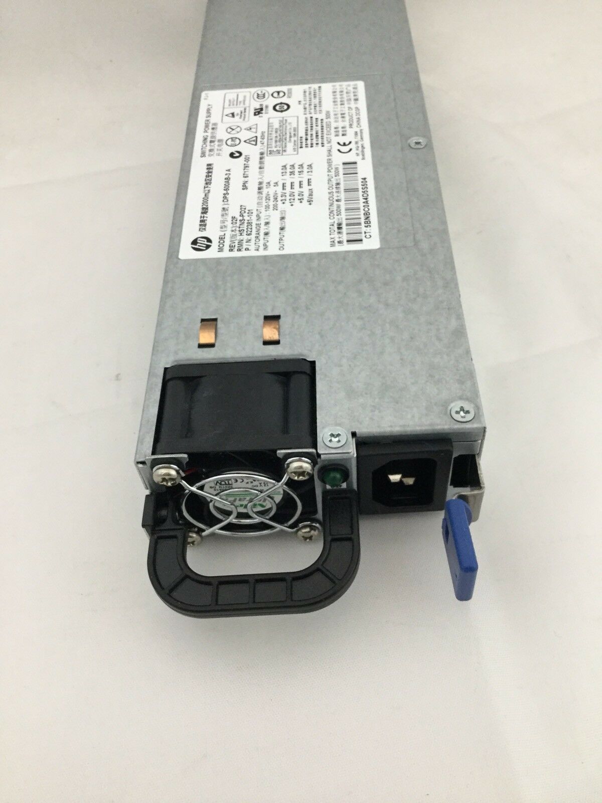 671797-001 622381-101 HP 500W Hot Plug AC Power Supply
