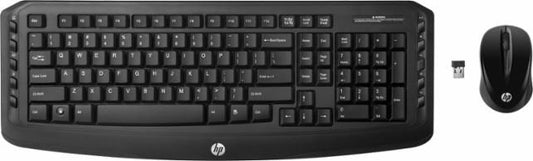 HP - Classic Desktop - Combo Wireless Keyboard and Optical Mouse