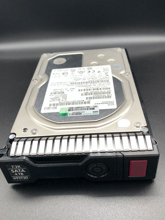 HP 695996-003 4TB 6G 7.2K LFF 3.5" SATA  (hgst) HARD DRIVE with tray