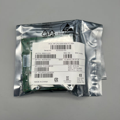 HP PCA LPe1205A 8Gb Fiber Channel(FC)Host Bus Adapter(HBA)BladeSystem 656912-001