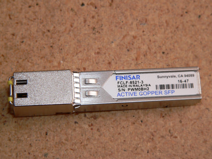 Finisar Original SFP Single Copper Gigabit FCLF-8521-3 used, Grade A