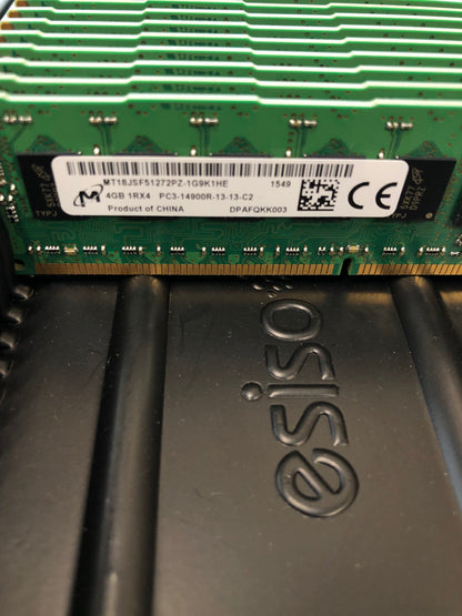 MICRON MT18JSF51272PZ-1G9K1HE PC3-14900R DDR3-1866 4GB ECC REG 1RX4