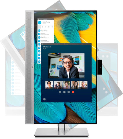 HP EliteDisplay E243m 23.8-Inch LED-Lit Monitor Black/Silver open box