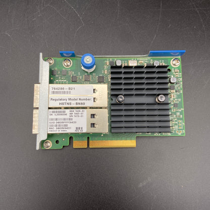 Brand NEW HP 764286-B21/764620-001 PCA IB QDR/EN 10Gb 2P 544+FLR-QSFP Adapter