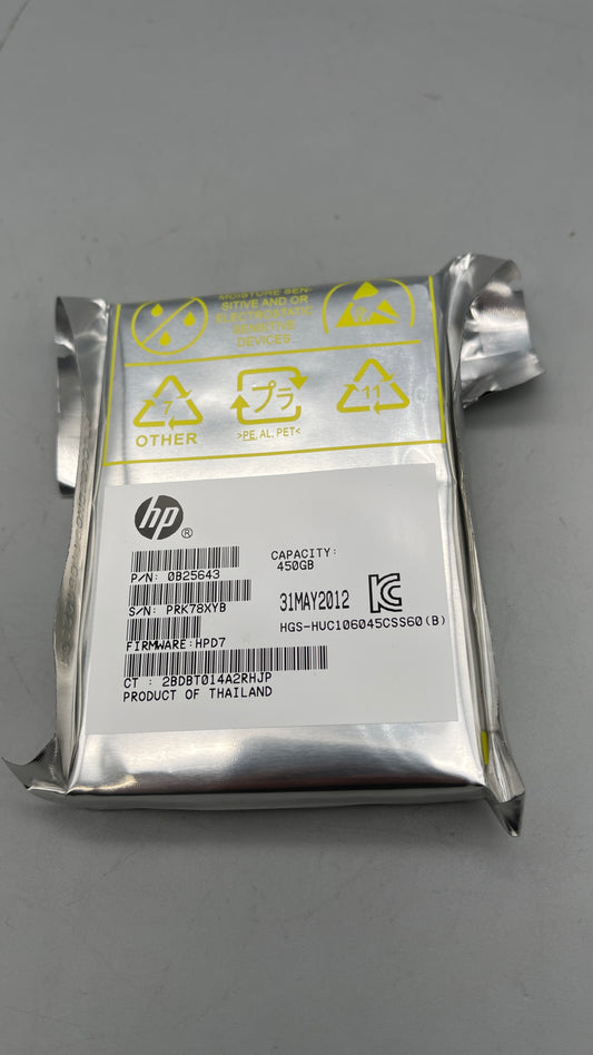 HP 450GB 6Gbps 10K 2.5" DP SAS 597609-002 HDD Hard Drive 0B25643