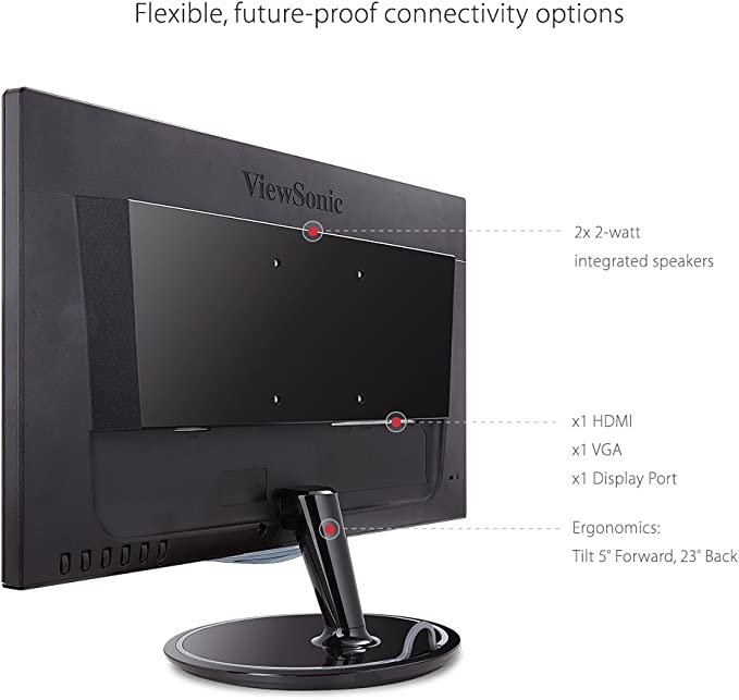 ViewSonic VX2757-MHD 27-inch 1920x1080 75Hz FHD LED Gaming Monitor Used Grade B