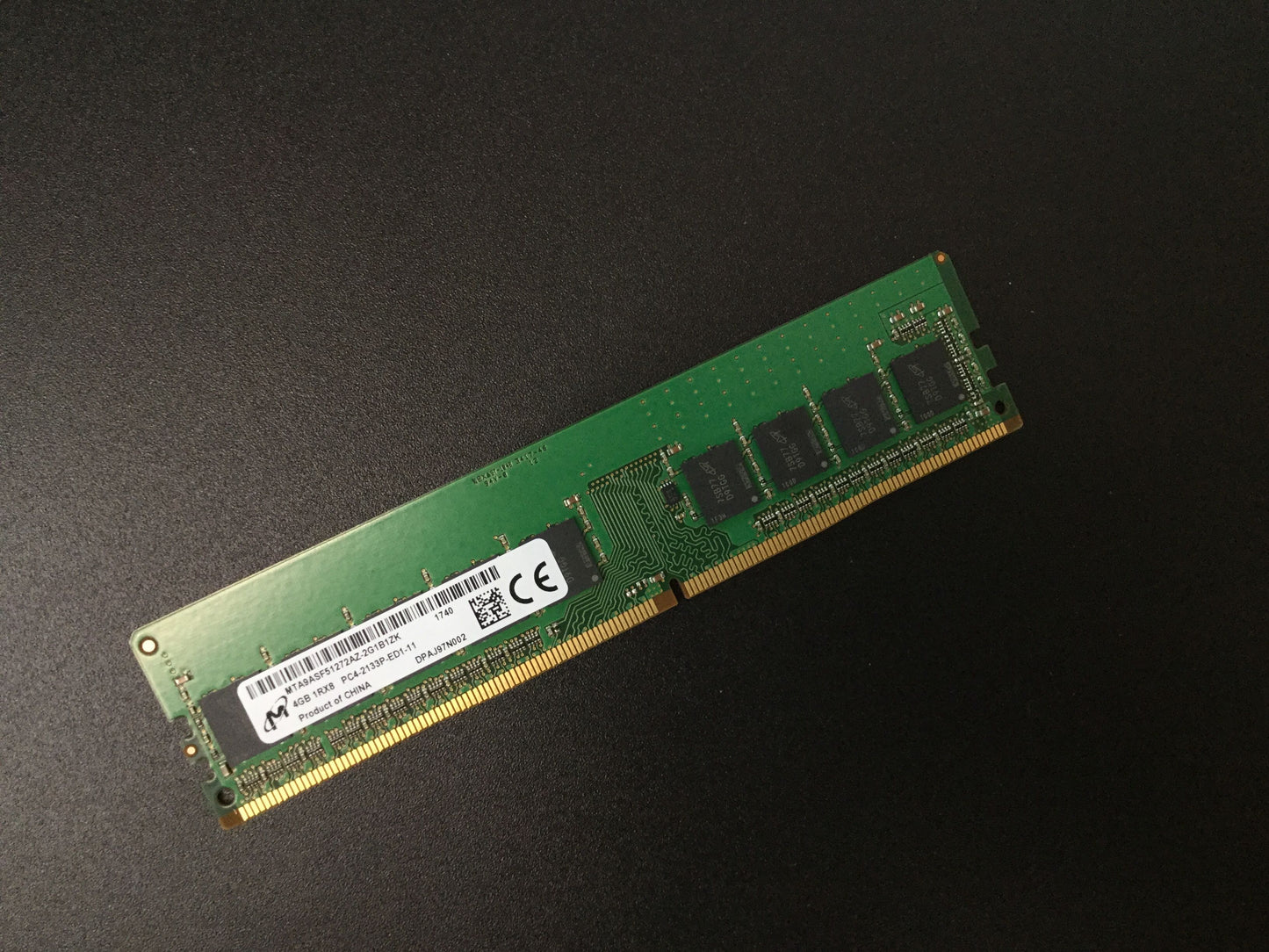 797257-081 HP 4GB PC4-17000 DDR4-2133MHz ECC Unbuffered CL15 288-Pin DIMM 1.2V