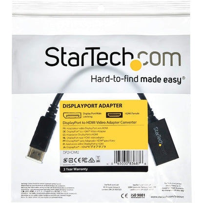 StarTech.com DisplayPort (Male) to HDMI (Female) Adapter DP2HDMI2 used