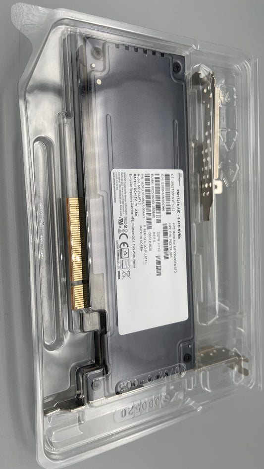 HP PM1725b AIC 6.4TB NVMe P02764-003 MT006400KWSTD