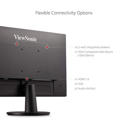ViewSonic VA2447-MH 24 Inch Full HD 1080p Monitor used Grade A