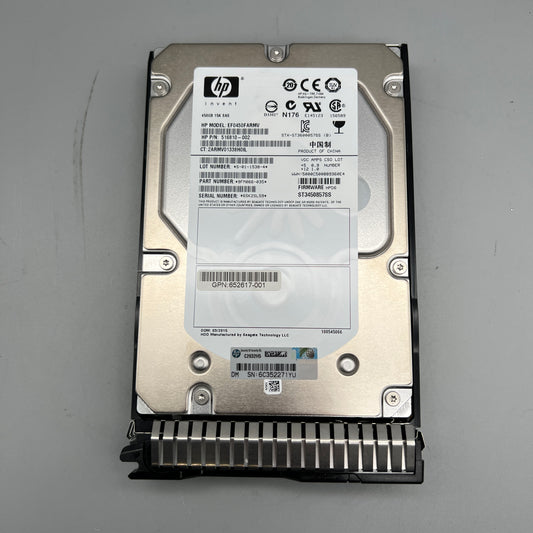 HP 450GB 15K SAS 3.5" With Tray Hot-Plug Dual Port 652617-001 516810-002 653951