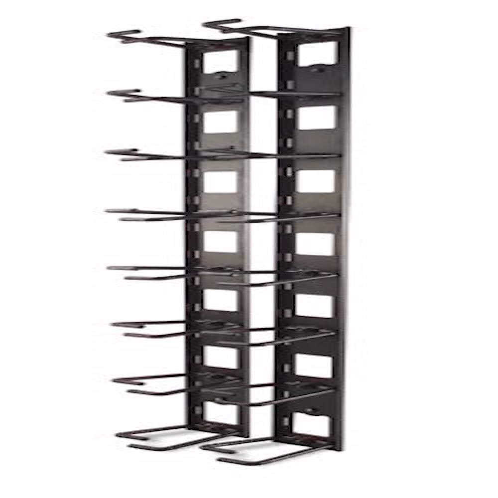 Brand New APC AR8442 Vertical Cable Organizer , Rackmount, 8 Cable Rings, Zero U