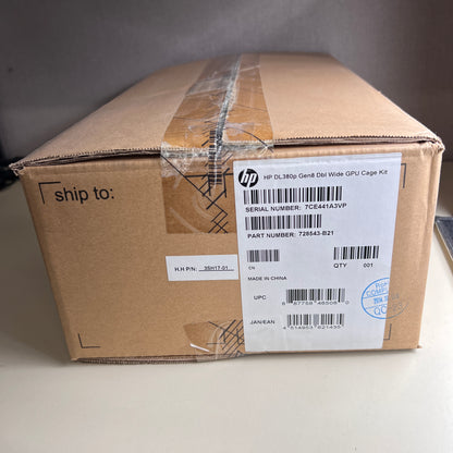 HP DL380p Gen8 Double Wide GPU Cage Kit 728543-B21 710727-001