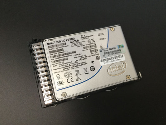 HP 764910-001 Intel SSD DC P3500 Series DBLK 400GB NVMe SC2-Int 764903-001