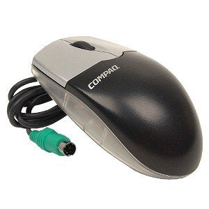 Lot Of 12 New Compaq 3-Button PS/2 Optical Scroll Mouse (Sil/Carbon) 5188-2469