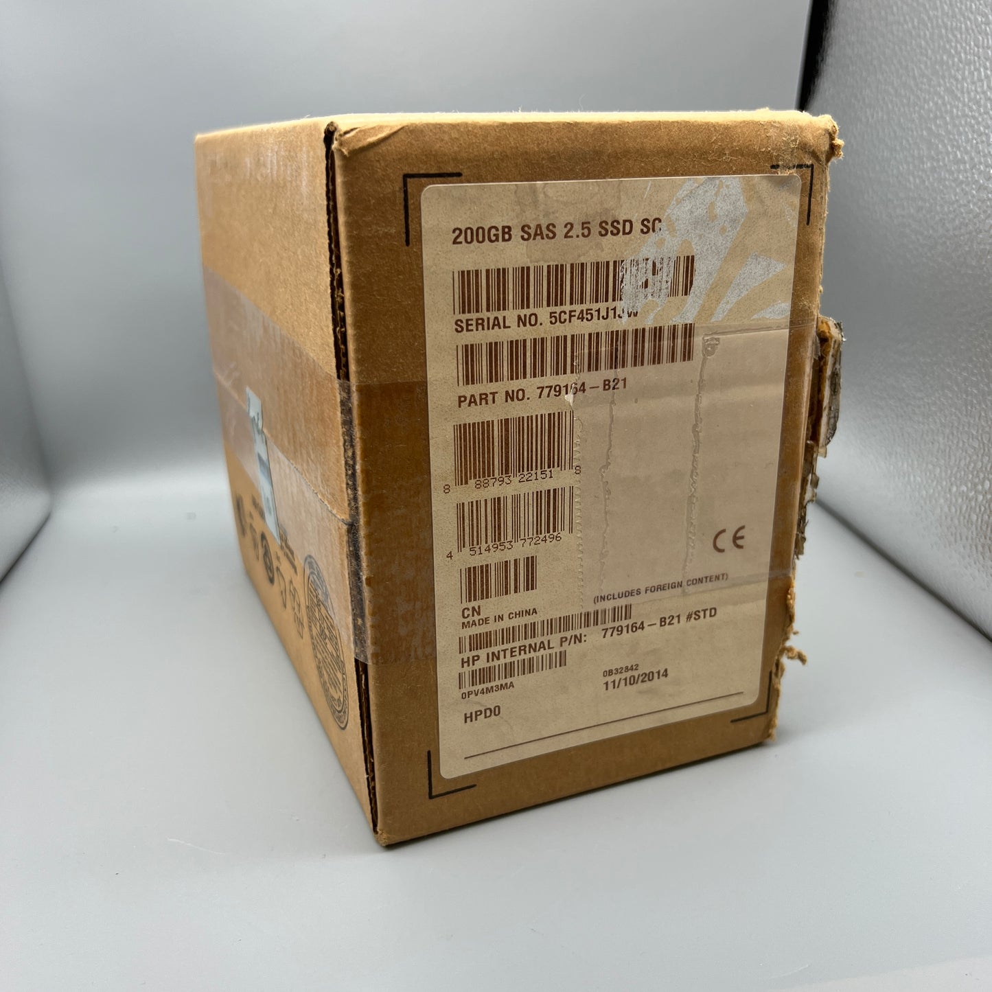 HP 200GB 12Gb/s SAS SSD 2.5" with tray SCSI Hot-Swap 779164-B21 765289-001 780430