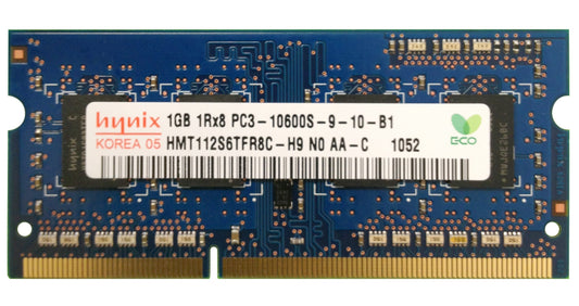 Hynix 1GB DDR3 Memory SO-DIMM 204pin PC3-10600S 1333MHz HMT112S6TFR8C-H9