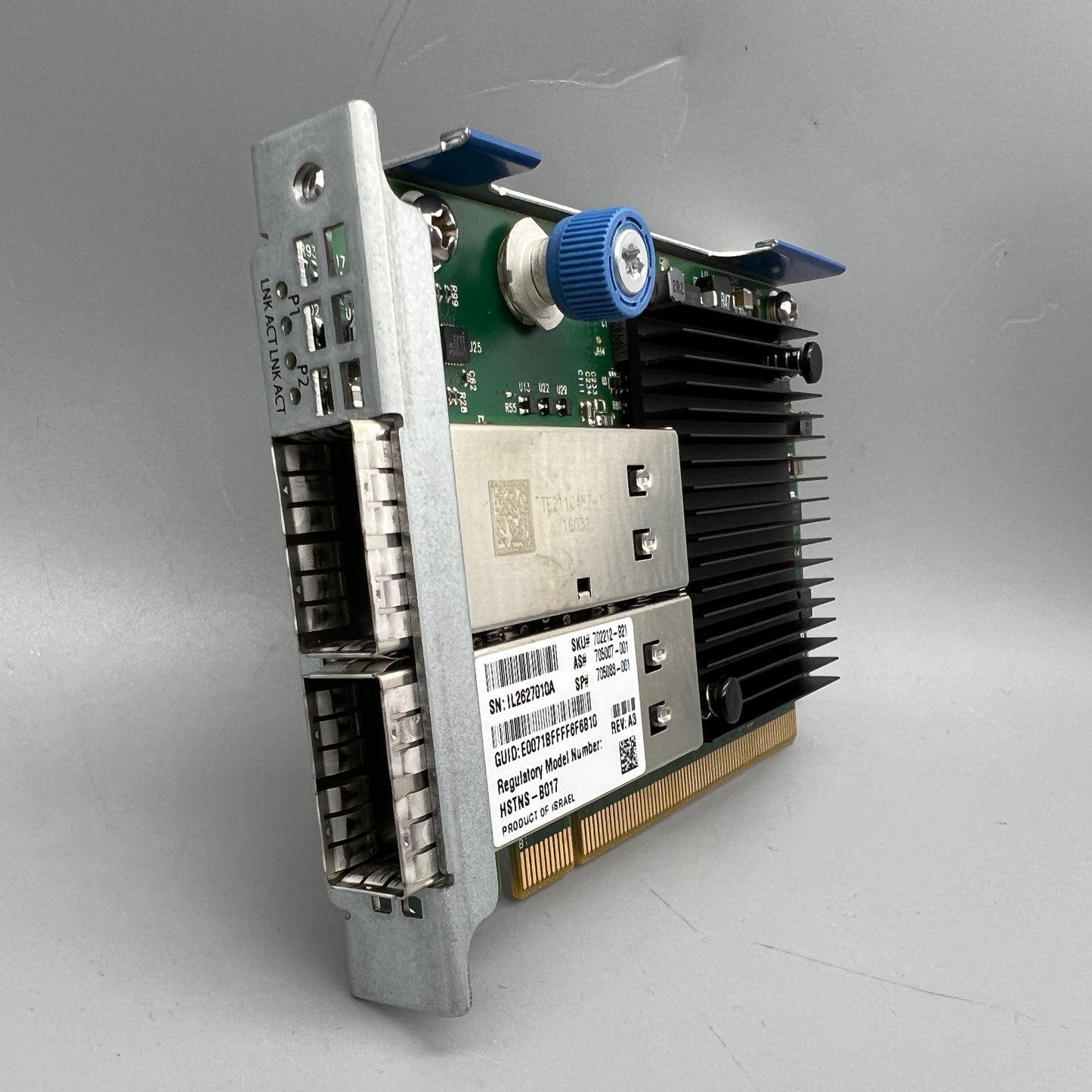 HPE 705007-001 INFINIBAND FDR 2-Port 545FLR-QSFP Adapter 705088-001 702212-B21