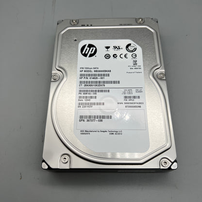 HP 3TB 7.2K SATA HDD Server Grade For ProLiant 614826-001 657587-001 MB3000EBKAB