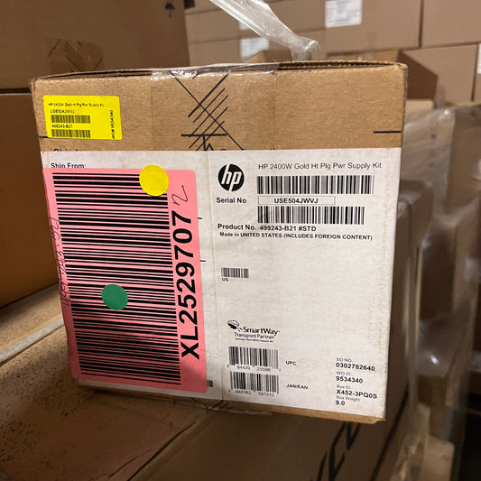 HP 499243-B21 2400W Gold Hot-plug 2400W Power Supply Kit
