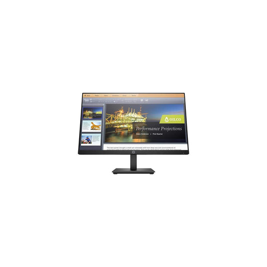 HP P224 21.5 Inch Full HD LED LCD Monitor - HDMI - DisplayPort - 1920 x 1080, Black used Grade A