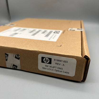HP BK762A 5M 16.4ft OM3 Mini LC/LC Fiber Optical Network Cable PN#619897-003