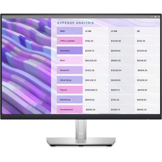 Dell P2423 24" WUXGA WLED LCD Monitor - 16:9 - Black, Silver used Grade A