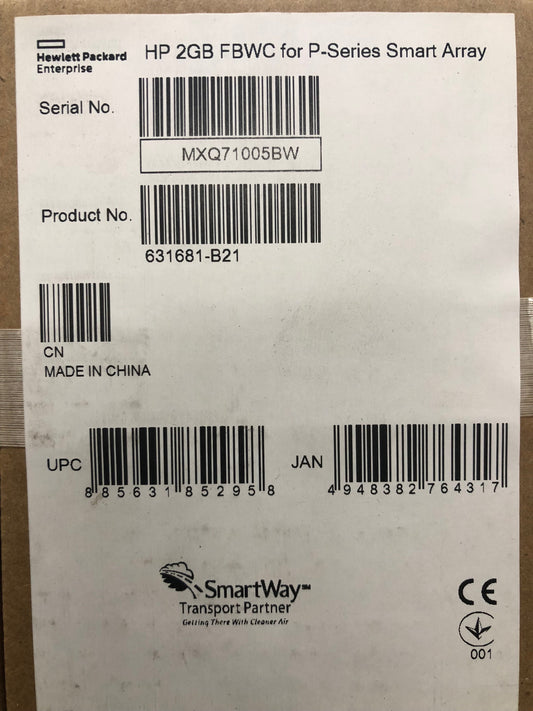 HP 631681-B21 2GB FBWC for P-Series Smart Array