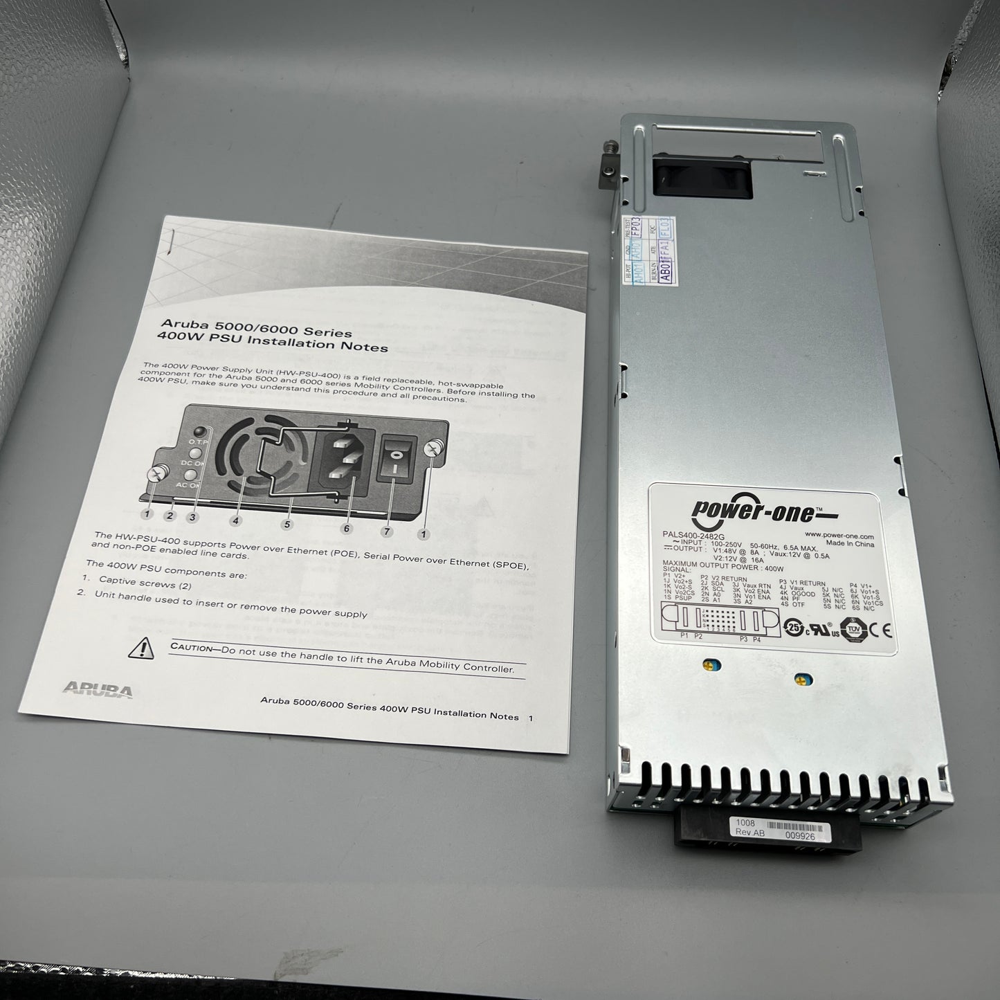 New Power-One PALS400-2482G 400W Power Supply (HW-PSU-400)