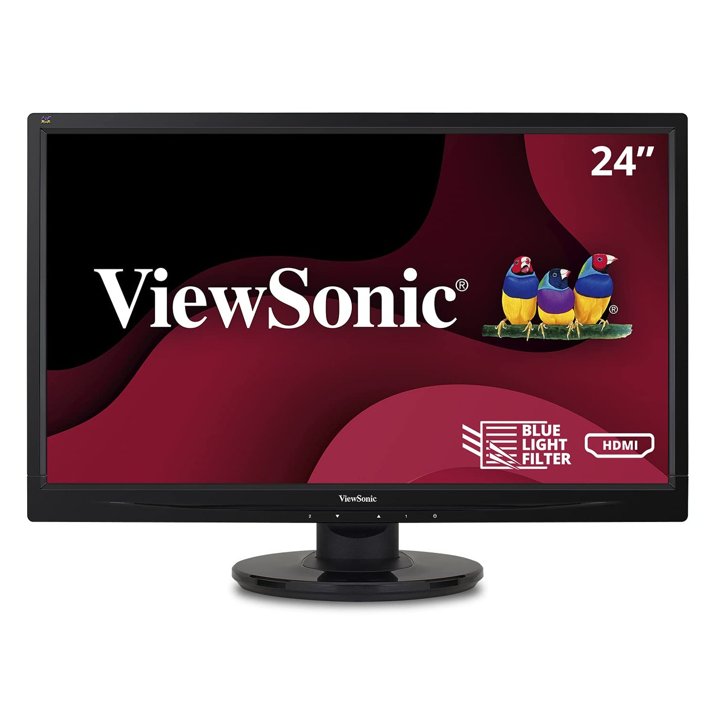 ViewSonic VA2446MH-LED 24 Inch Full HD 1080p LED Monitor used Grade A