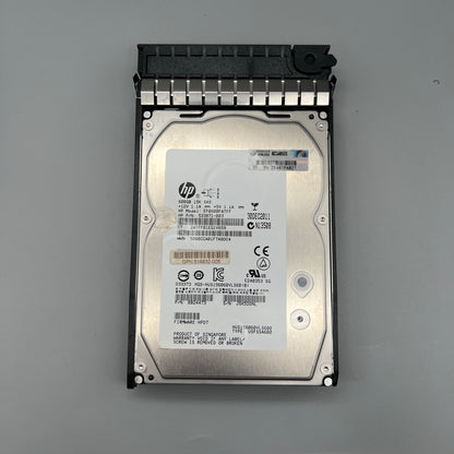 HP 600GB DP 15K SAS 3.5" HDD w/tray 516832-005 533871-003 517354-001 EF0600FATFF