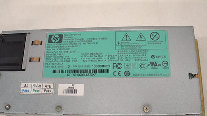 HP HSTNS-PL11, 490594-001, 438203-001, 498152-001 Power Supply Used